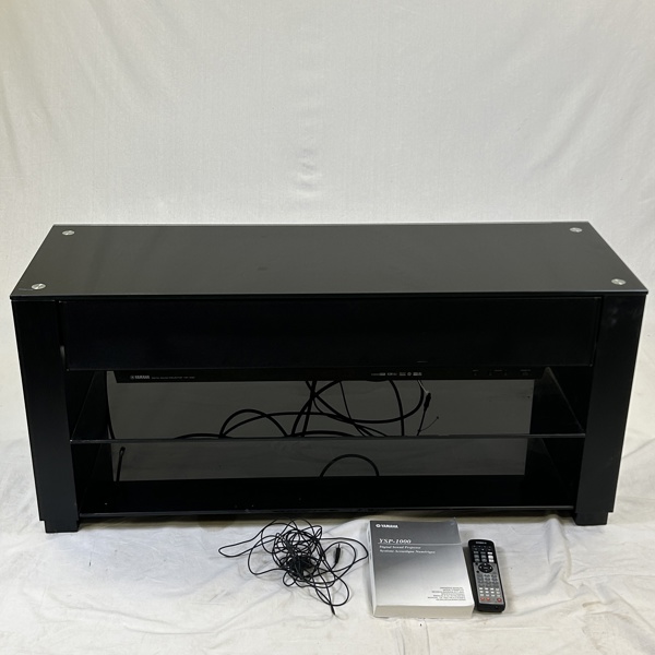 TV-bänk, med surround system, Yamaha.