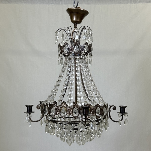 Kristallkrona, 1900 tal, empire stil.