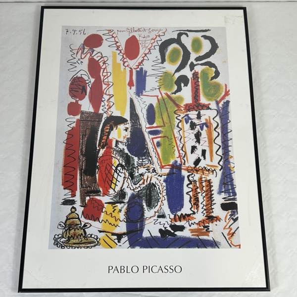 Pablo Picasso. Affisch.