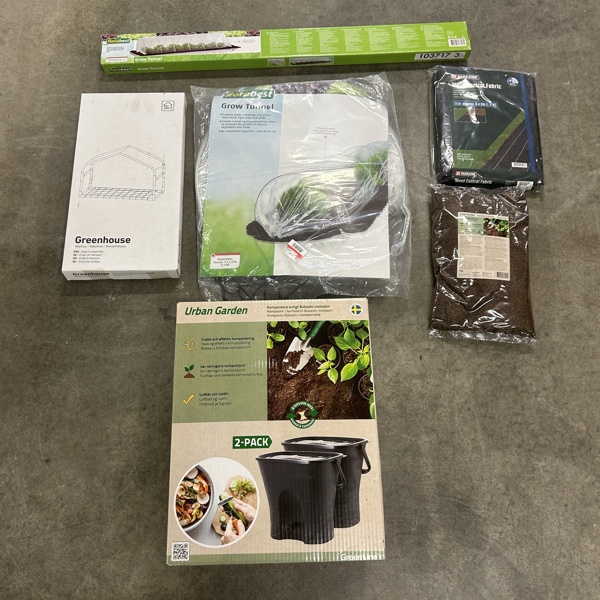 Trädgård och blomstertillbehör.