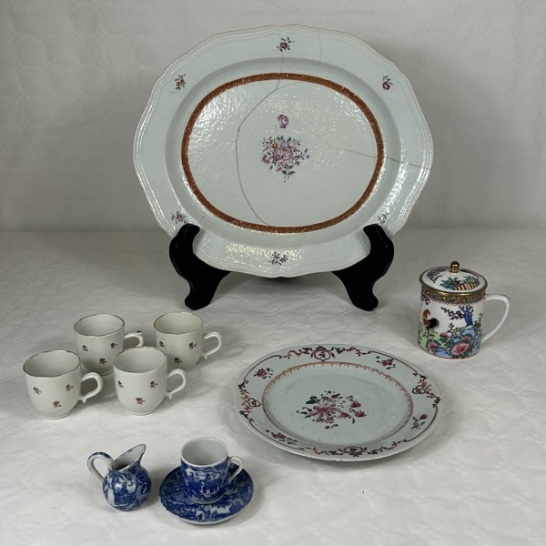 Parti porslin, Kina.