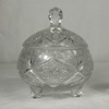 Skål med lock och ljuslykta, Kristall, Zawiercie, Polen.