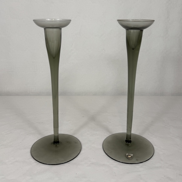 Ljusstakar, ett par, Orrefors.