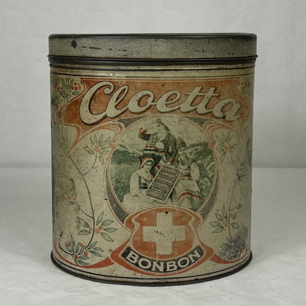 Plåtburk, Cloetta, 1900-talets början.