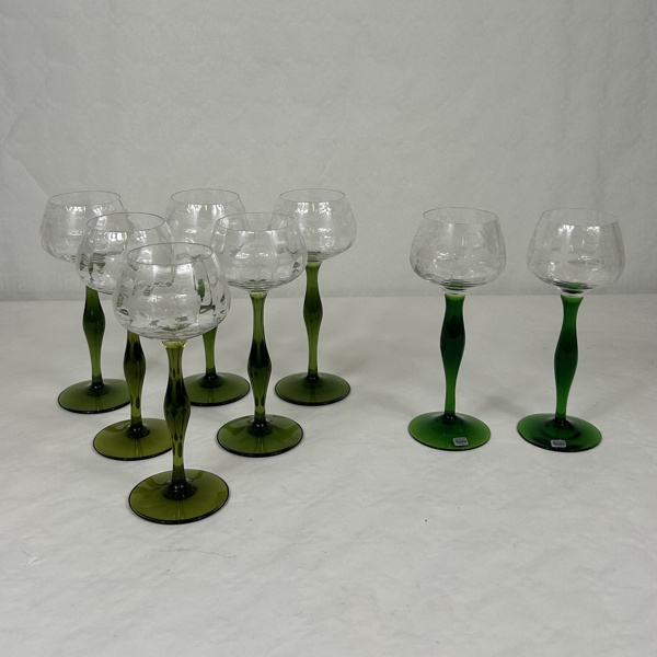 Remmare, 8st, varav två Kosta, 1900-tal.