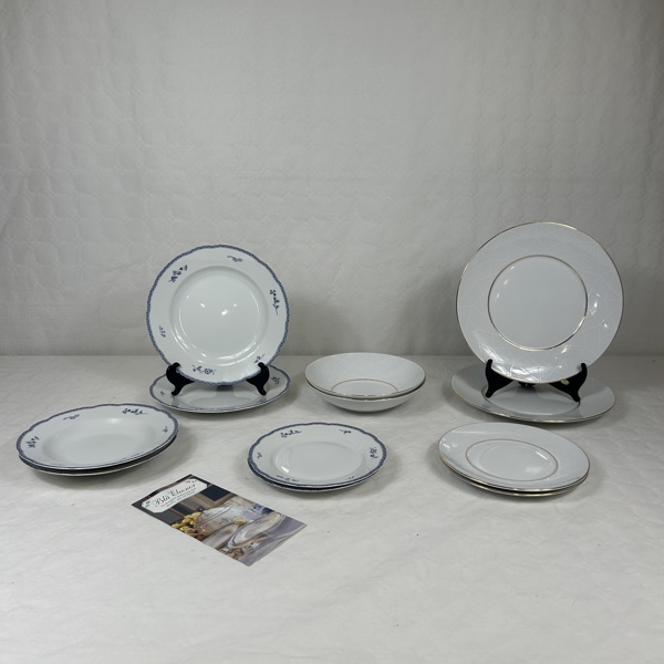 Matservisdelar, 6+6, "Diamant" & "Blå Eleonor", Fyrklövern.