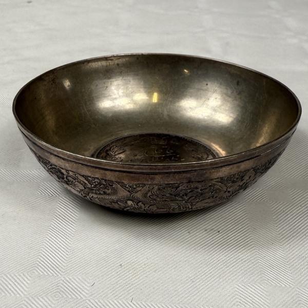 Tumlare, med mynt, Arabisk, silver.