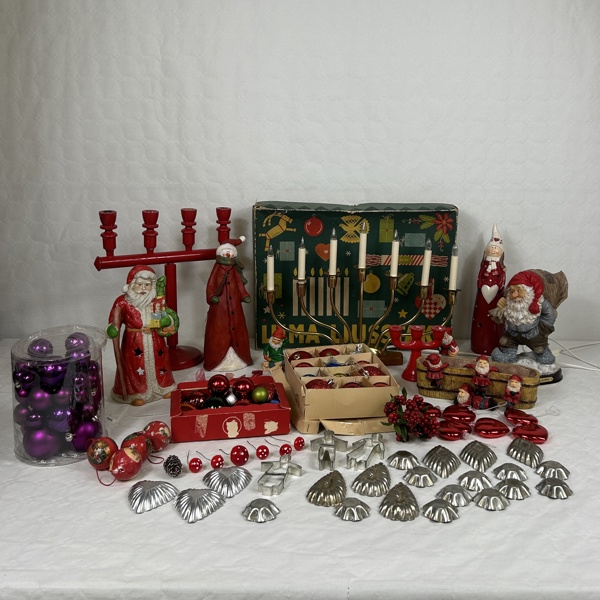 Julkuriosa, bla adventsljusstake, "Luma".