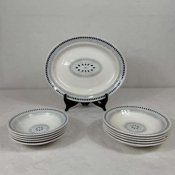 Servisdelar, 11 delar, Egersund, Norge.