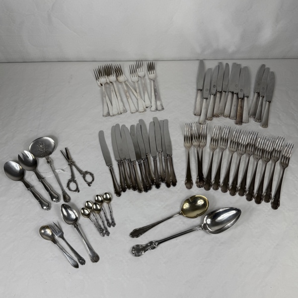 Parti bestick, nysilver.