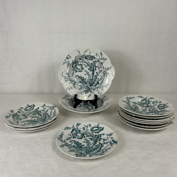 Matservisdelar, 14 delar, "Wallmo", Rörstrand.