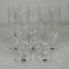 Erika Lagerbielke. Champagneglas, 5st, "Mistral", Orrefors.