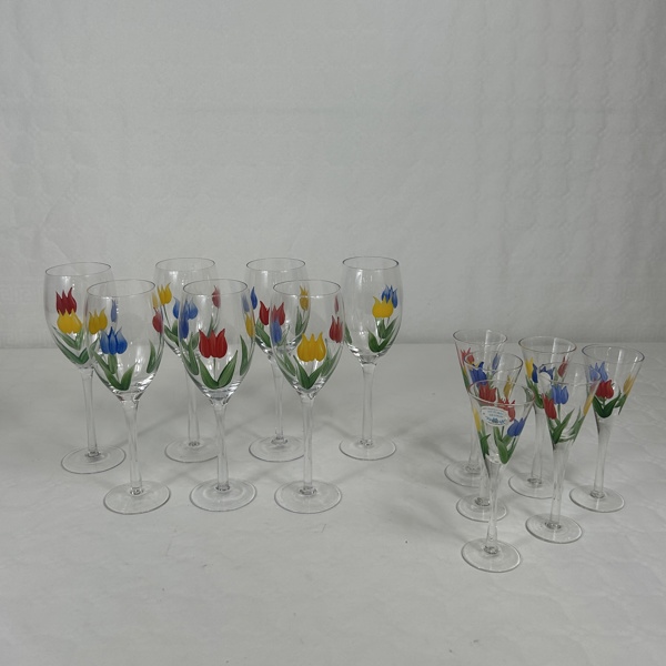 Vinglas och snapsglas, 7+5st, Victoria Design.