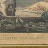 Kopparstick, "L'AMITIÈ LES RAMENE", 1800-tal.