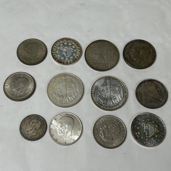 Silvermynt, Sverige.