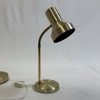 Golv- och bordslampa, gulmetall, 1900-tal.