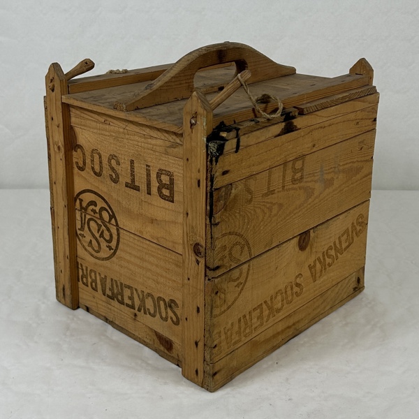 Träback med handtag, "Bitsocker", 1900-tal.