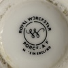 Äggkokare, ett par, "June Garland", Royal Worcester, 1970 tal.