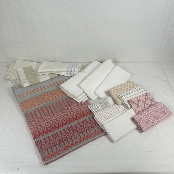 Parti dukar och handdukar.