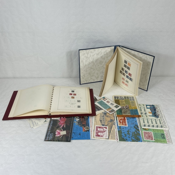 Parti frimärken, Sverige.