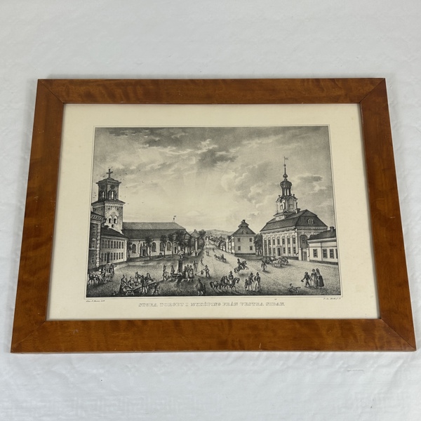 Elias Martin. Litografi, Nyköpingsmotiv.