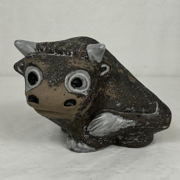 Ester Wallin. Figurin, Tjur, Upsala Ekeby.