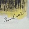 Oscar Wedel. Originalzerografi, "Stickerskan", signerad.