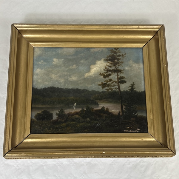 Oidentifierad konstnär. Olja på duk, 1800-tal.