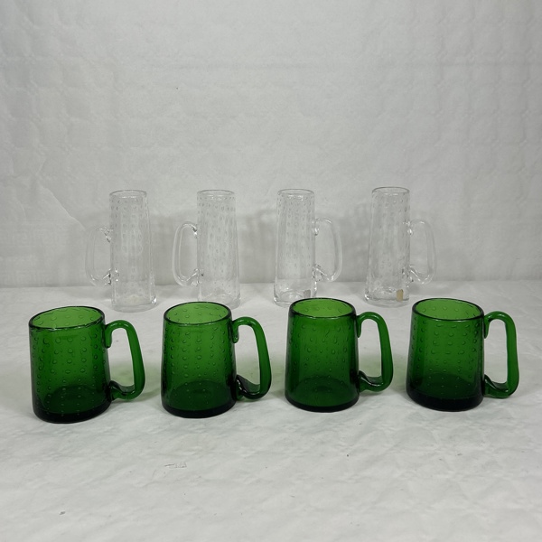 Bengt Orup. Sejdlar, 4+4st, Johansfors glasbruk.