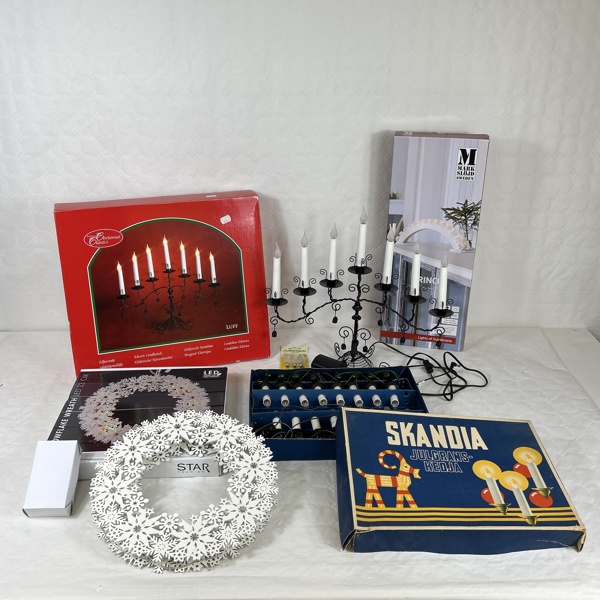 Julbelysning, fyra delar.