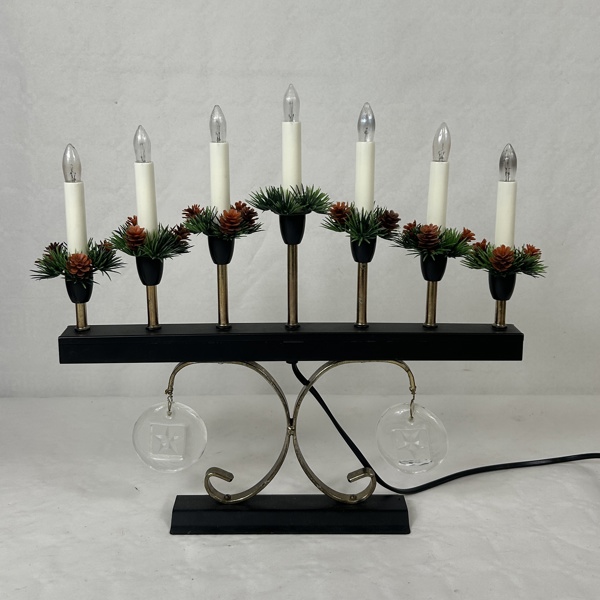 Erik Höglund. Adventsljusstake, smide.