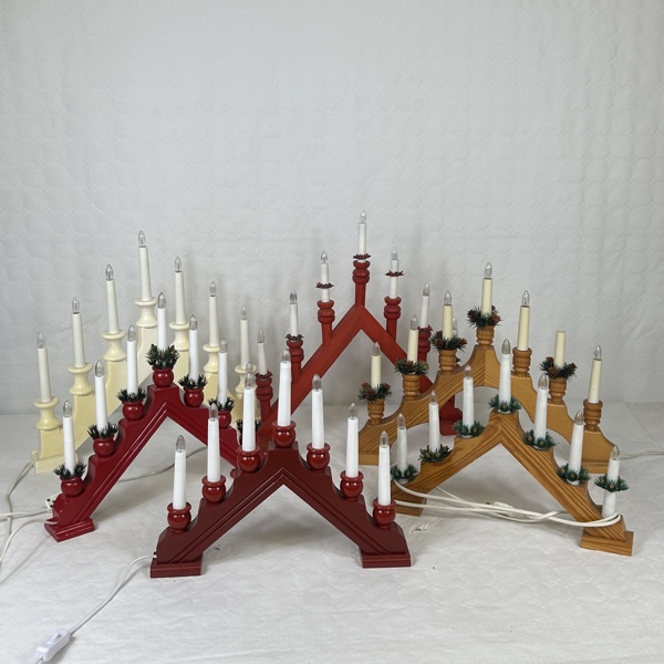 Adventsljusstakar, 6st.