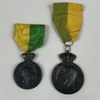 Svenska och Kungliga Patrioterska Sällskapet Medaljer, 2st, silver.