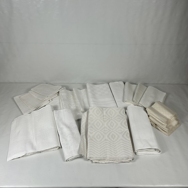 Parti dukar och handdukar.