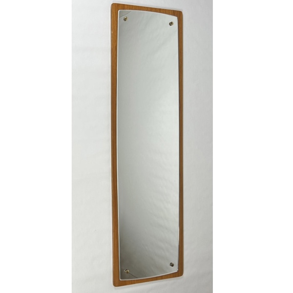 Spegel, teak, 1960/70-tal.