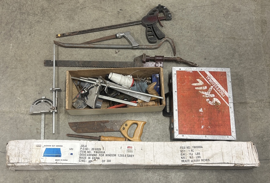 Parti verktyg och redskap, m.m.