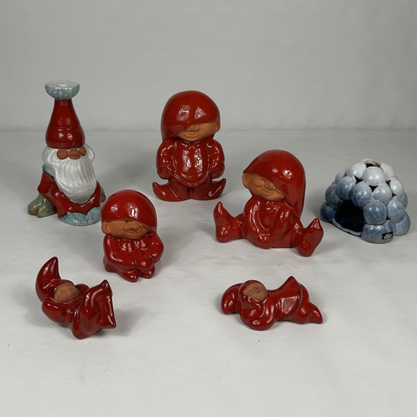 Tomtar, 7st, Nittsjö.