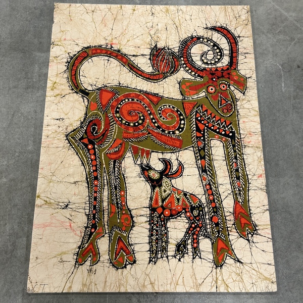 Ena De Silva. Textiltavla.