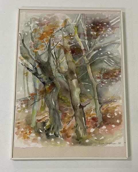 Akvarell Pirkko Dahlman, 90 x 50 cm