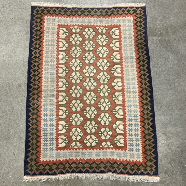 Matta, handknuten, Kelim.