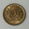 Guldmynt, Oscar II, 5kr, 1901.