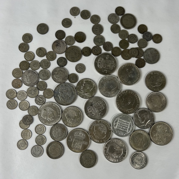 Mynt i silver, Sverige, 40%.