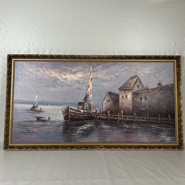 Willy Severin. Olja på duk, signerad.