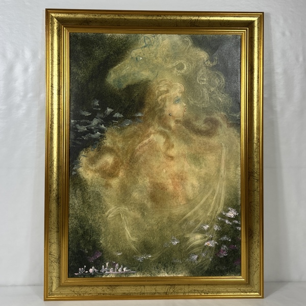 Oidentifierad konstnär. Olja på duk, signerad.