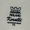Djupa tallrikar, 8st, "Koralli", Arabia, Finland.