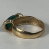 Ring, 18k guld, med stenar.