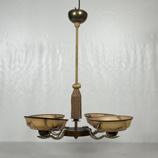 Taklampa, art deco, 1900-talets första hälft.