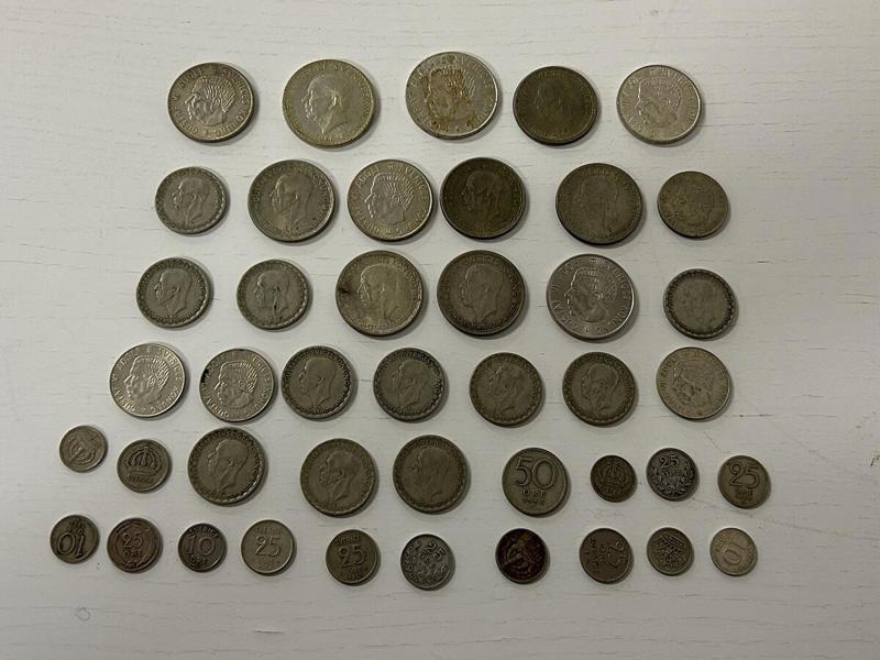 Silvermynt (40%), vikt 315 gram