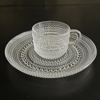 Oiva Toikka. Servisdelar, 8st, "Kastehelmi", Iittala.