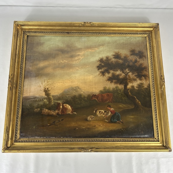 Okänd konstnär. Olja på duk, 1800-tal.